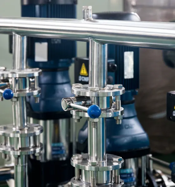 Stainless steel valves assembly