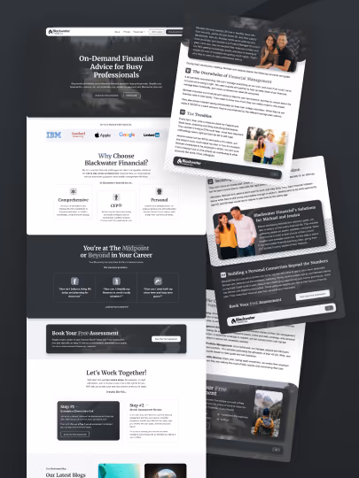 Blackwater Financial Document Graphic