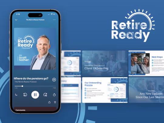 Awaken Wealth Retire Ready Podcast graphics