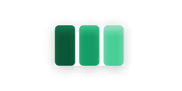 Three sample greens