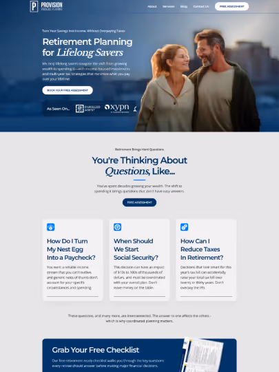 Provision Financial Planning