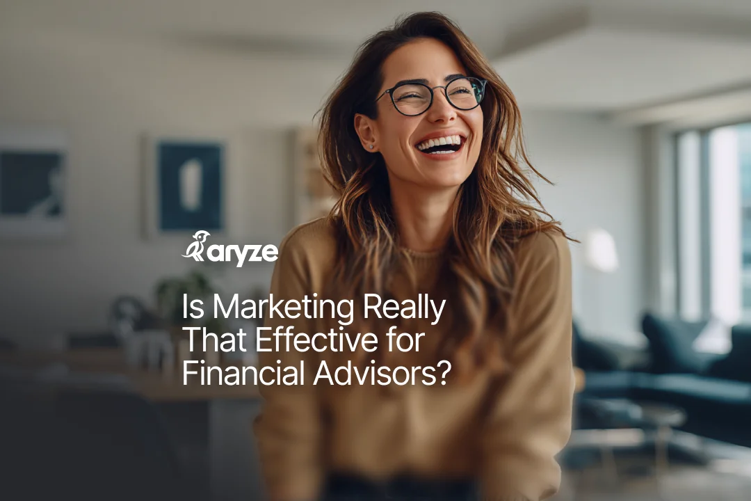 Female financial advisor smilling in an office