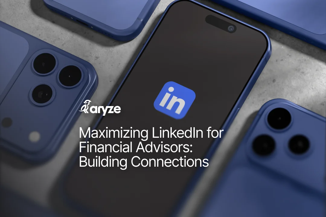 Graphic of an iPhone with Linkedin open