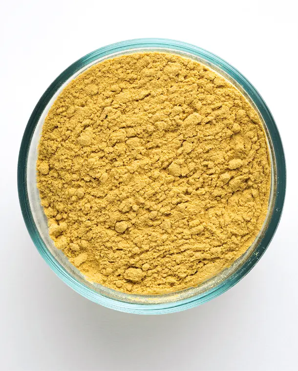 A bowl of corn powder