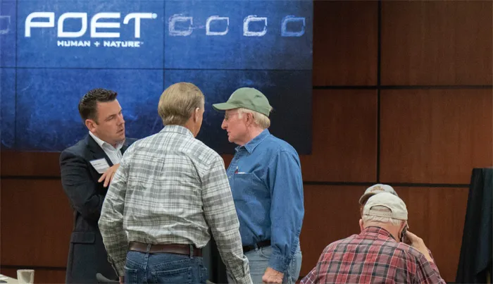 Seth Artz, Director of Investor Relations, POET, answers investors’ questions after a meeting.