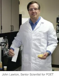 John Lawton in a lab