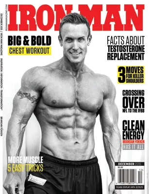 Brandan Fokken on Iron Man magazine cover