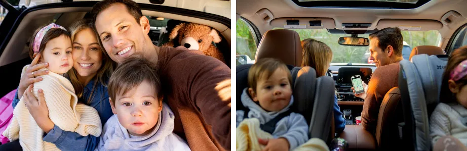 Shawn Johnson and her husband, Andrew East, take their family on The Green American Road Trip