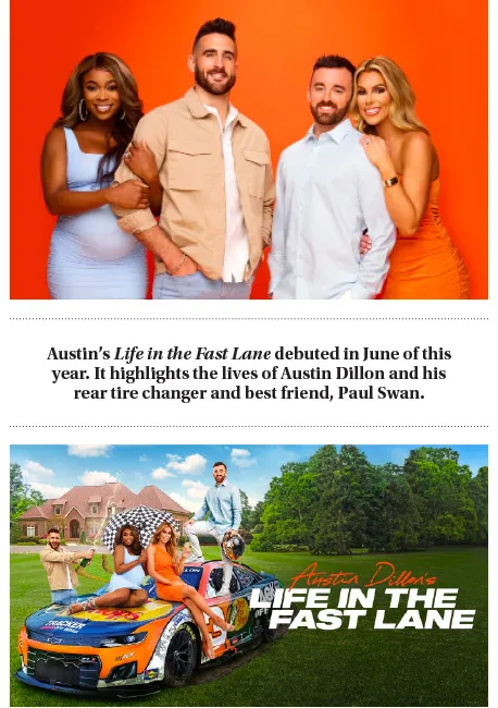 Four cast members from Life in the Fast Lane