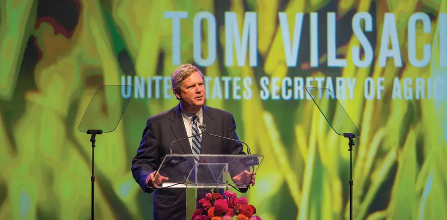Tom having a speech