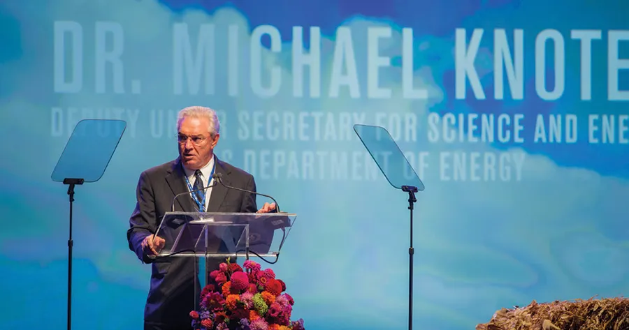Dr. Michael Knotek spoke on behalf of the Department of Energy.