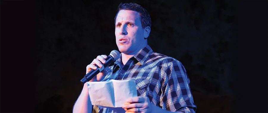 Chad Greenway, Minnesota Viking Tom Buis having a speech