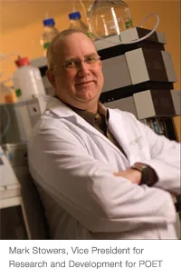 Mark Stowers in a lab