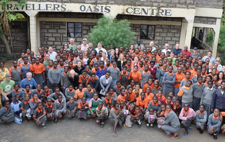 POET team members and the students at TOC took one final picture before heading home.