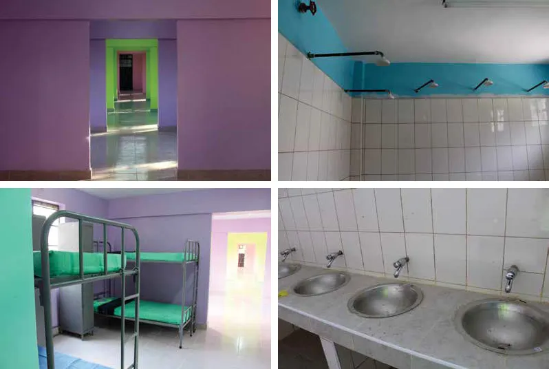Photo pf bathroom, room and the hallway
