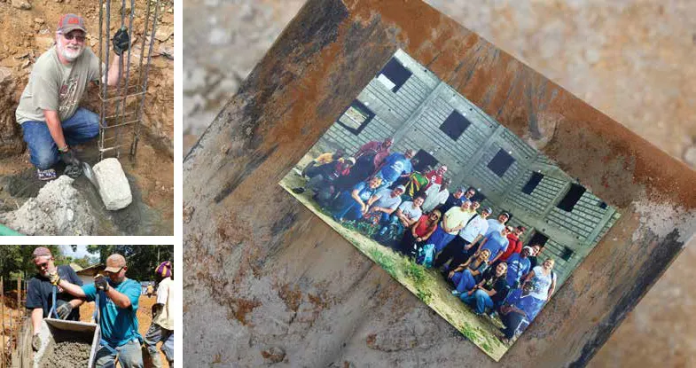 Photos of construction process