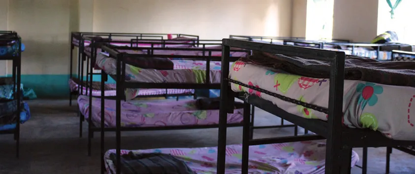 The new girls’ dormitory.