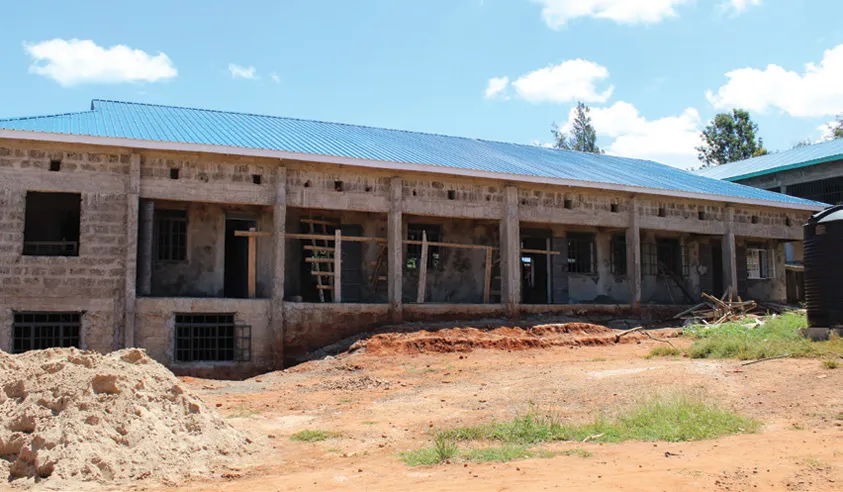 A building under construction