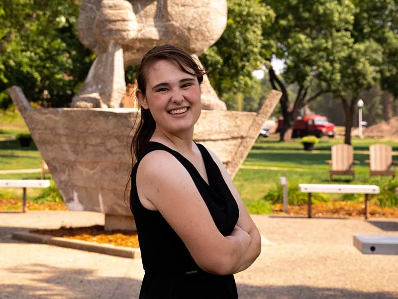 Headshot of Lily Blechinger smiling to the camera