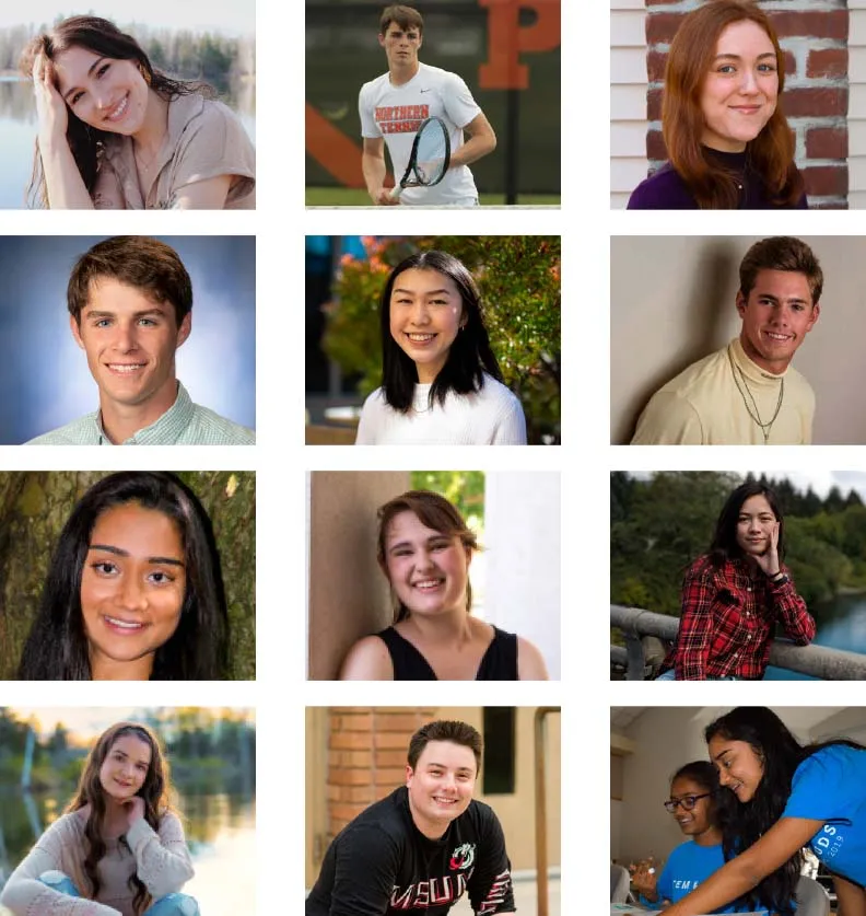 Students headshots