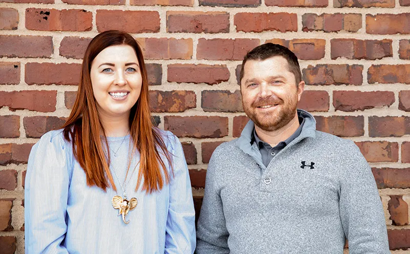 Rachael Grooms and Matt Ward
