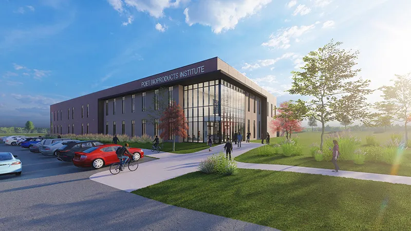 A modern Poet Bioproducts Institute building