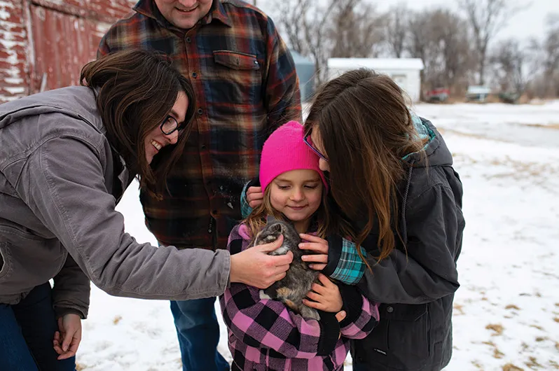 Chelsie and her family