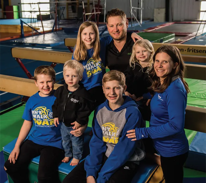 Matt and Alicia Reiners and their children