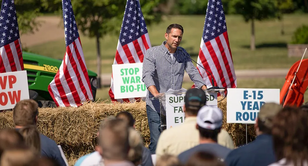 A man having a speech