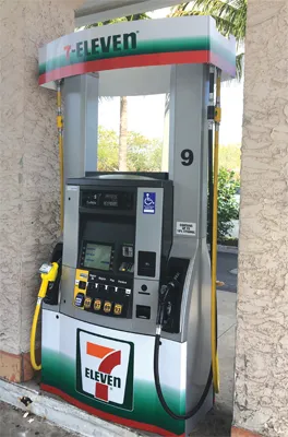 7-ELEVEN gas pump