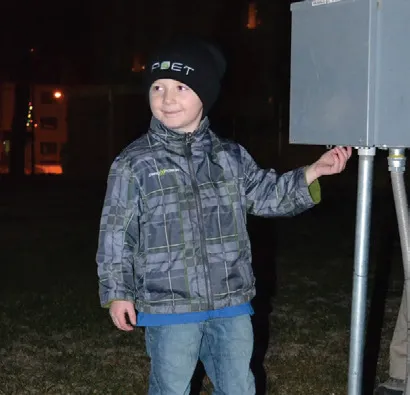 Hunter Harms, grandson of Jorgen Paulsen