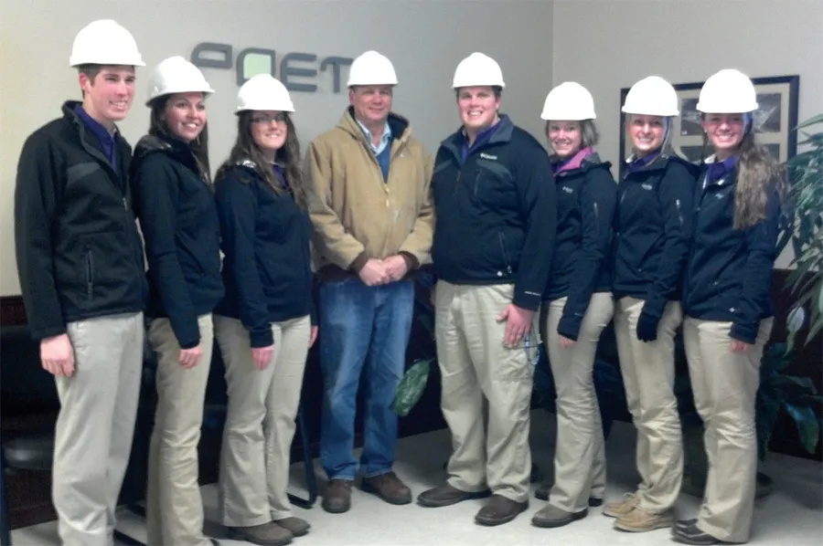 POET Biorefining – Cloverdale, Ind., hosted the Indiana State FFA Officers for a tour in December.