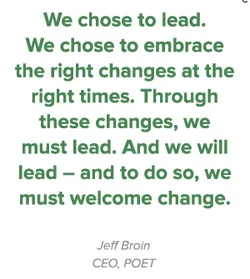 Quote about embracing change by Jeff Broin