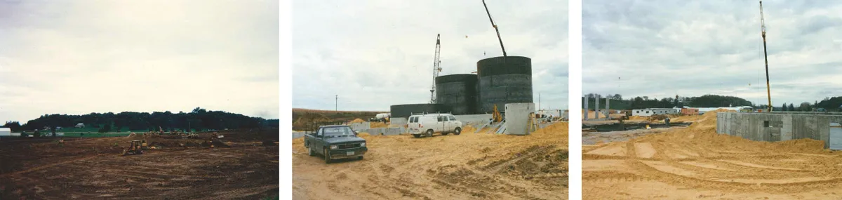 Plant construction in Preston