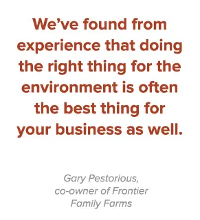 Quote: Doing right for environment helps business