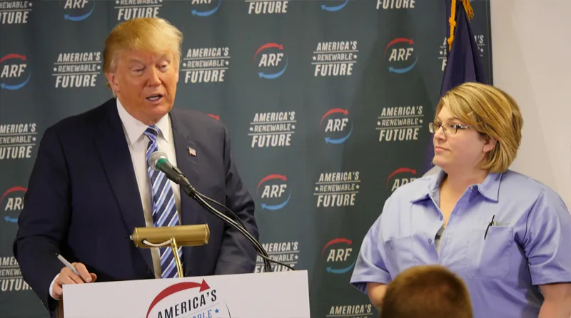 Donald Trump speaks at ARF event