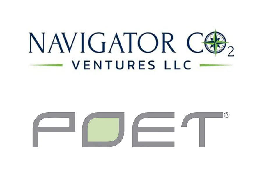 Navigator CO2 Ventures and POET logos