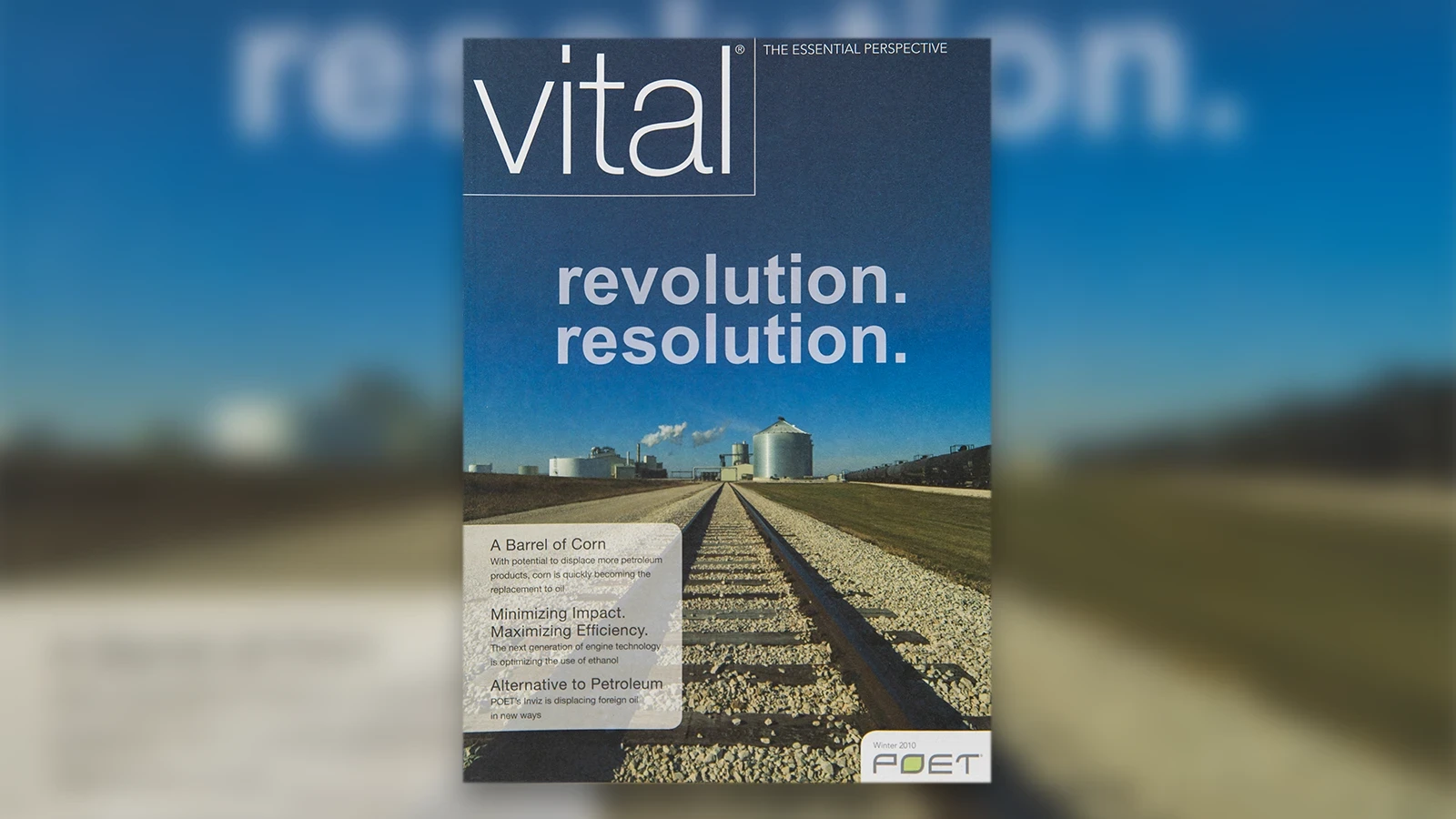 Winter 2010 Vital magazine cover
