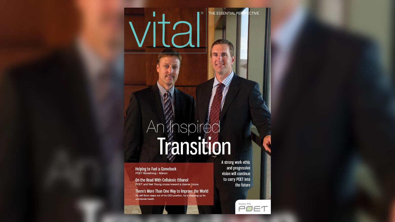 Summer 2012 Vital magazine cover