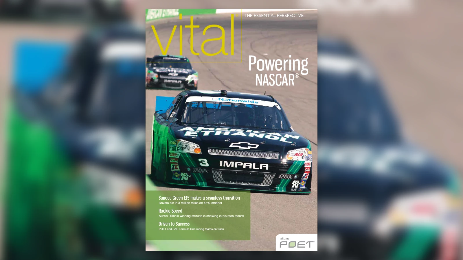Fall 2012 Vital magazine cover