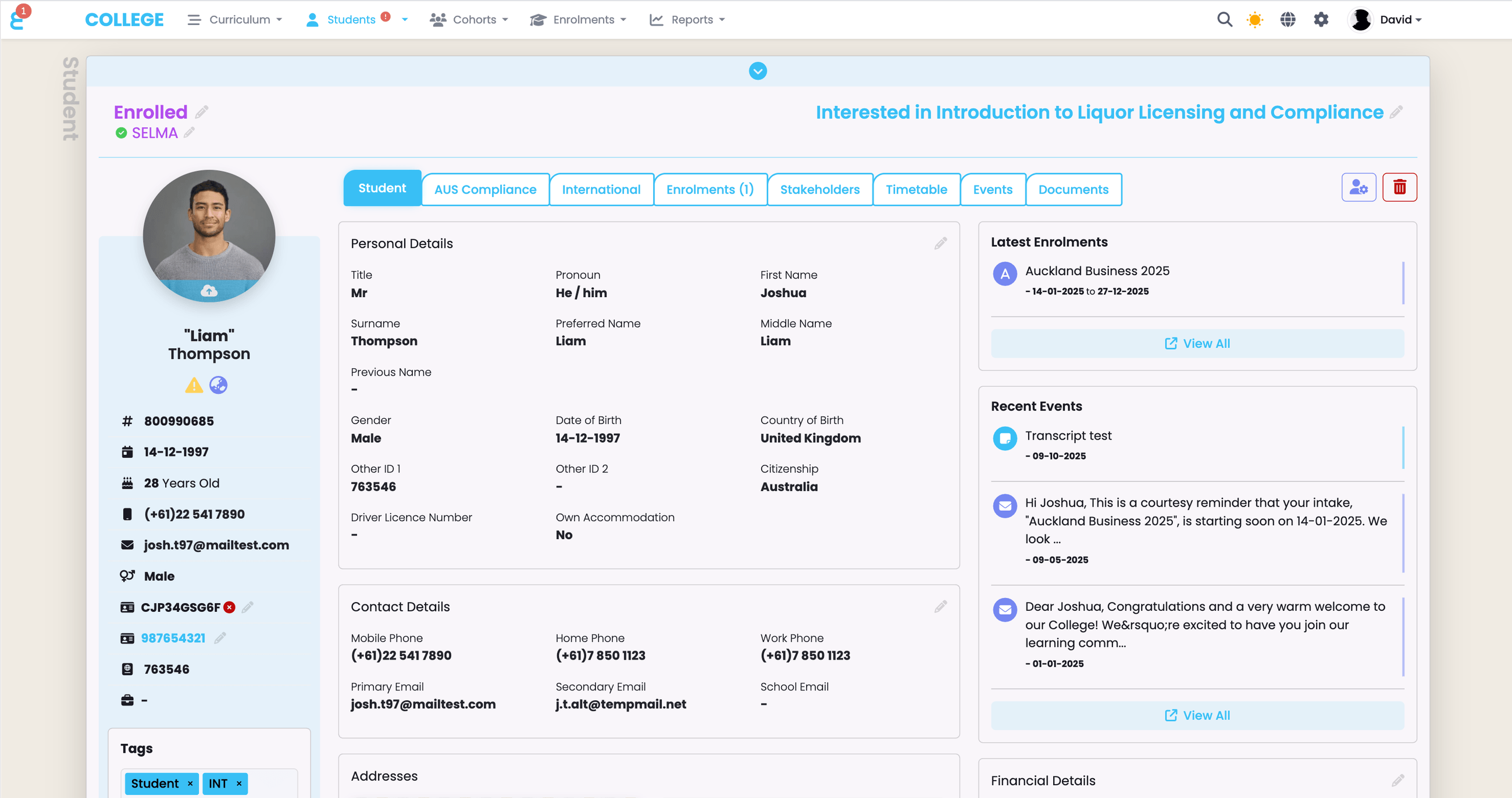 RTO Student Management Software Australia | SELMA SIS