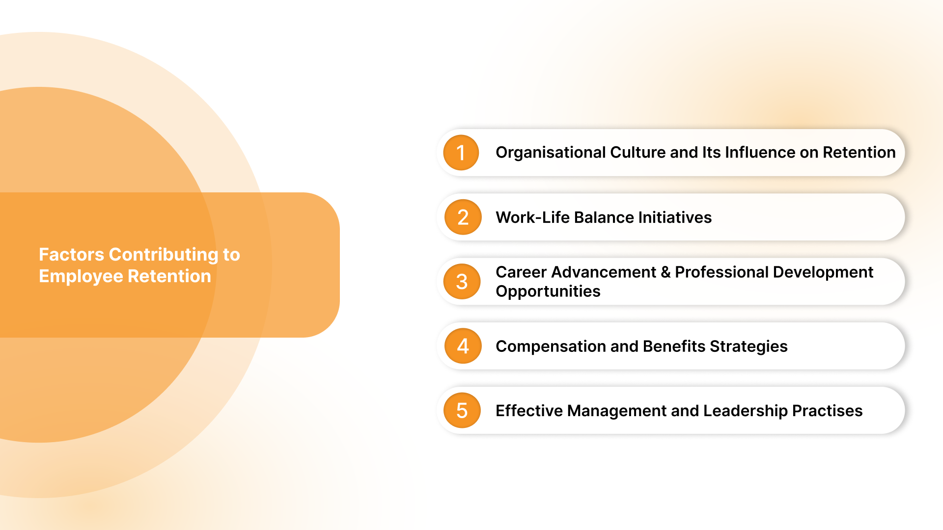 Factors Contributing to Employee Retention