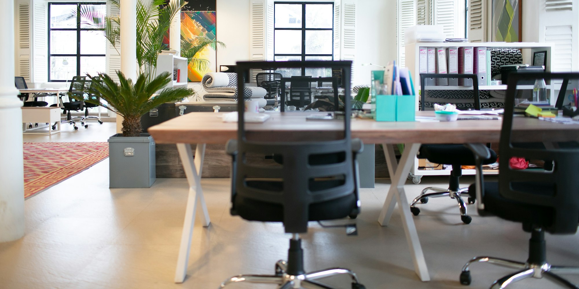chairs beside table