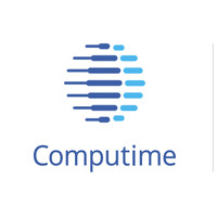 Computime logo with blue horizontal bars forming a circular shape above the company name.