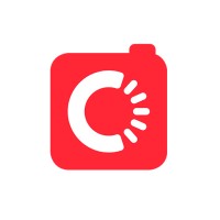 Carousell logo with a stylized white letter C and red background.