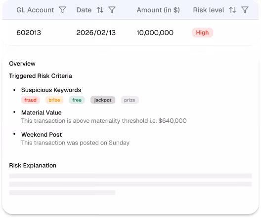 Every risk fully explained