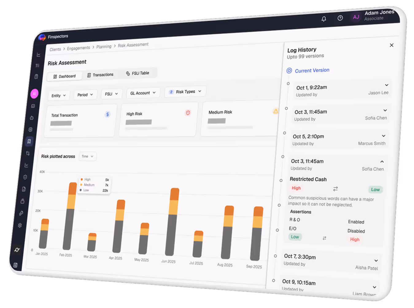 Real-time risk transforms audit planning