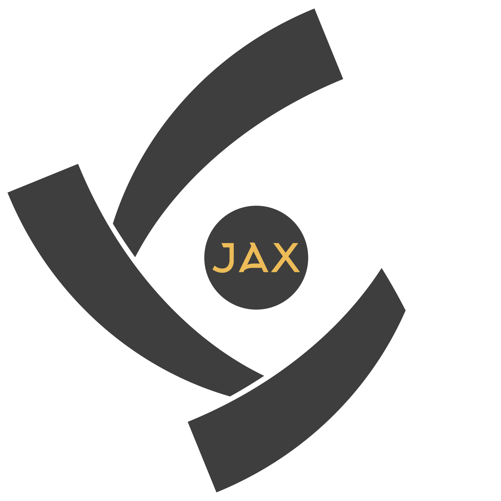 JAX logo used as a 4 part graphic to display 4 key values 