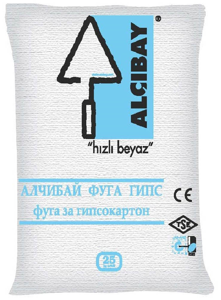 Шпакловка фуга гипс Rigips 25кг