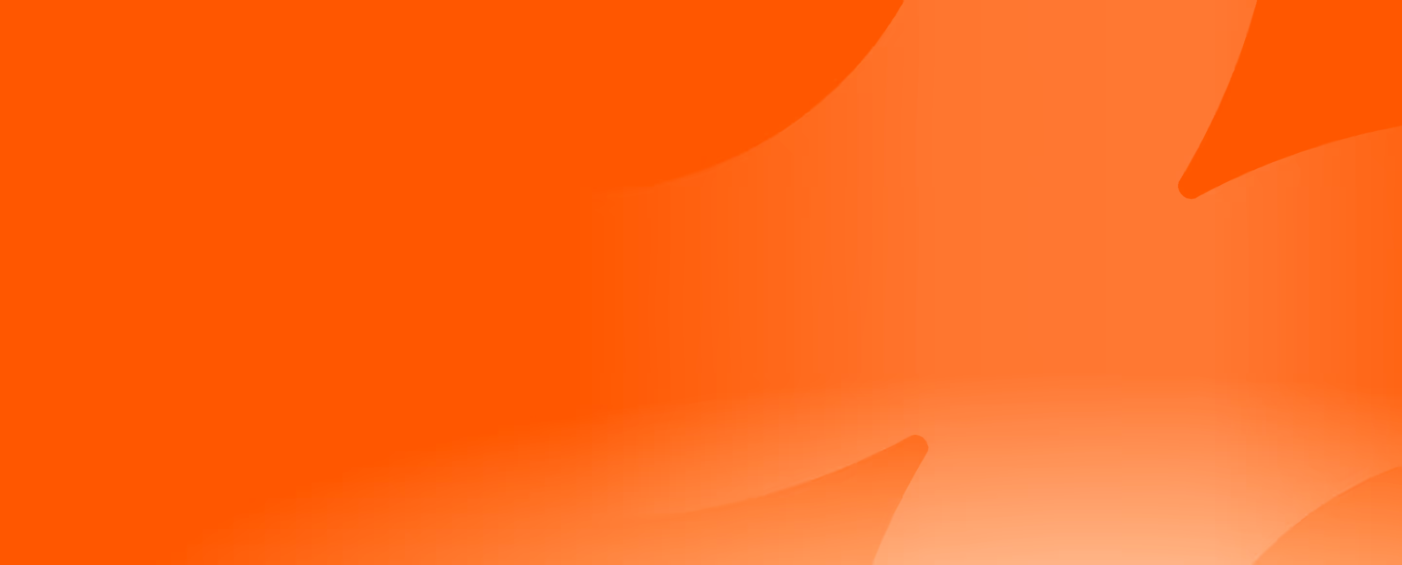 Abstract orange gradient background with smooth, flowing shapes.